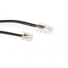 MicroConnect Modular RJ11-RJ45 2M M/M Black (MPK452S) MicroConnect Modular RJ11-RJ45 2M M/M Black (MPK452S)