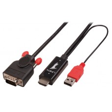 Lindy 2m HDMI to VGA Cable (41456) Lindy 2m HDMI to VGA Cable (41456)