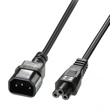 Lindy 3m C5 to C14 Mains Cable, (30342) Lindy 3m C5 to C14 Mains Cable, (30342)