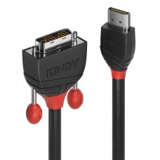 Lindy 2M Hdmi To Dvi Cable, Black (36272) Lindy 2M Hdmi To Dvi Cable, Black (36272)