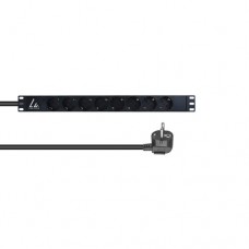 Lanview 19" rack mount power strip, (LVR-3MSCH-LIC-SCH8) Lanview 19" rack mount power strip, (LVR-3MSCH-LIC-SCH8)