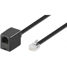 MicroConnect Modular Straight RJ12 6C/6P 3m (MPK103FB) MicroConnect Modular Straight RJ12 6C/6P 3m (MPK103FB)