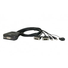 Aten CS22D 2-Port Cable KVM Switch (CS22D-AT) Aten CS22D 2-Port Cable KVM Switch (CS22D-AT)
