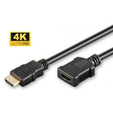 MicroConnect HDMI 2.0 Extension Cable, 0.5m (HDM191905FV2.0) MicroConnect HDMI 2.0 Extension Cable, 0.5m (HDM191905FV2.0)