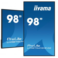 iiyama 98" LFD, 3840x2160, Portrait, (LH9875UHS-B1AG) iiyama 98" LFD, 3840x2160, Portrait, (LH9875UHS-B1AG)