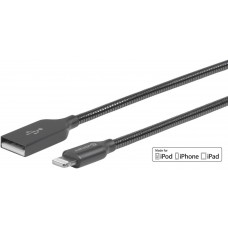 eSTUFF Lightning Cable MFI 0,5m Steel (ES601065) eSTUFF Lightning Cable MFI 0,5m Steel (ES601065)