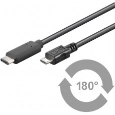 MicroConnect USB-C to USB2.0 Micro B 1M (USB3.1CAMIB1) MicroConnect USB-C to USB2.0 Micro B 1M (USB3.1CAMIB1)