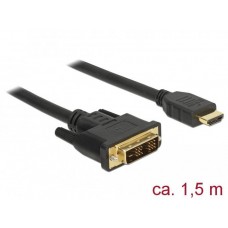 Delock Cable DVI 18+1 male > (85583) Delock Cable DVI 18+1 male > (85583)
