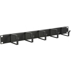 Lanview 1U 19" CABLE ORGANIZER PANEL, (RAO100BL) Lanview 1U 19" CABLE ORGANIZER PANEL, (RAO100BL)