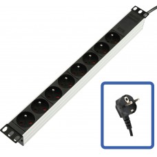 Lanview POWER STRIP 19" - 8 WAY - (TUPS032) Lanview POWER STRIP 19" - 8 WAY - (TUPS032)