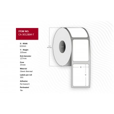 Capture Label 102 x 203mm, core 25mm, (CA-3012884-T) Capture Label 102 x 203mm, core 25mm, (CA-3012884-T)