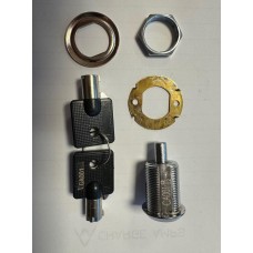 Charge Amps Aura Push lock incl. key (CA-100922) Charge Amps Aura Push lock incl. key (CA-100922)