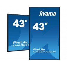 iiyama 43" 3840x2160, UHD IPS panel, (LH4365UHSB-B1) iiyama 43" 3840x2160, UHD IPS panel, (LH4365UHSB-B1)