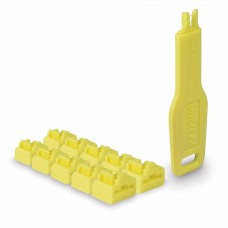 Lindy RJ45 Port Locks Yellow, 10x + (47900) Lindy RJ45 Port Locks Yellow, 10x + (47900)