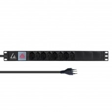 Lanview 19" rack mount power strip, 8 (LVR-2MCH-SW-CH8) Lanview 19" rack mount power strip, 8 (LVR-2MCH-SW-CH8)
