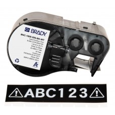 Brady BMP41/BMP51/BMP53/M511 Label  (M4C-1000-595-BK-WT)
