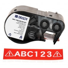 Brady BMP41/BMP51/BMP53/M511 Label  (M4C-1000-595-RD-WT)