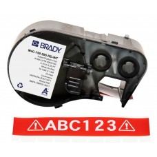 Brady BMP41/BMP51/BMP53/M511 Label  (M4C-750-595-RD-WT)