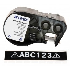 Brady BMP41/BMP51/BMP53/M511 Label  (M4C-750-595-BK-WT)