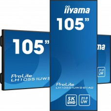 iiyama 105" 5120x2160 UW5K, IPS (LH10551UWS-B1AG) iiyama 105" 5120x2160 UW5K, IPS (LH10551UWS-B1AG)