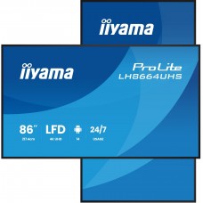 iiyama 86" 3840x2160, UHD IPS DLED (LH8664UHS-B3AG) iiyama 86" 3840x2160, UHD IPS DLED (LH8664UHS-B3AG)