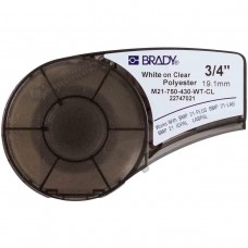 Brady Polyester tape for M211 M210  (M21-750-430-WT-CL)