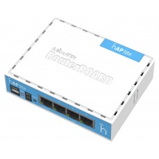 MikroTik hAP lite with 650MHz CPU, (RB941-2ND) MikroTik hAP lite with 650MHz CPU, (RB941-2ND)